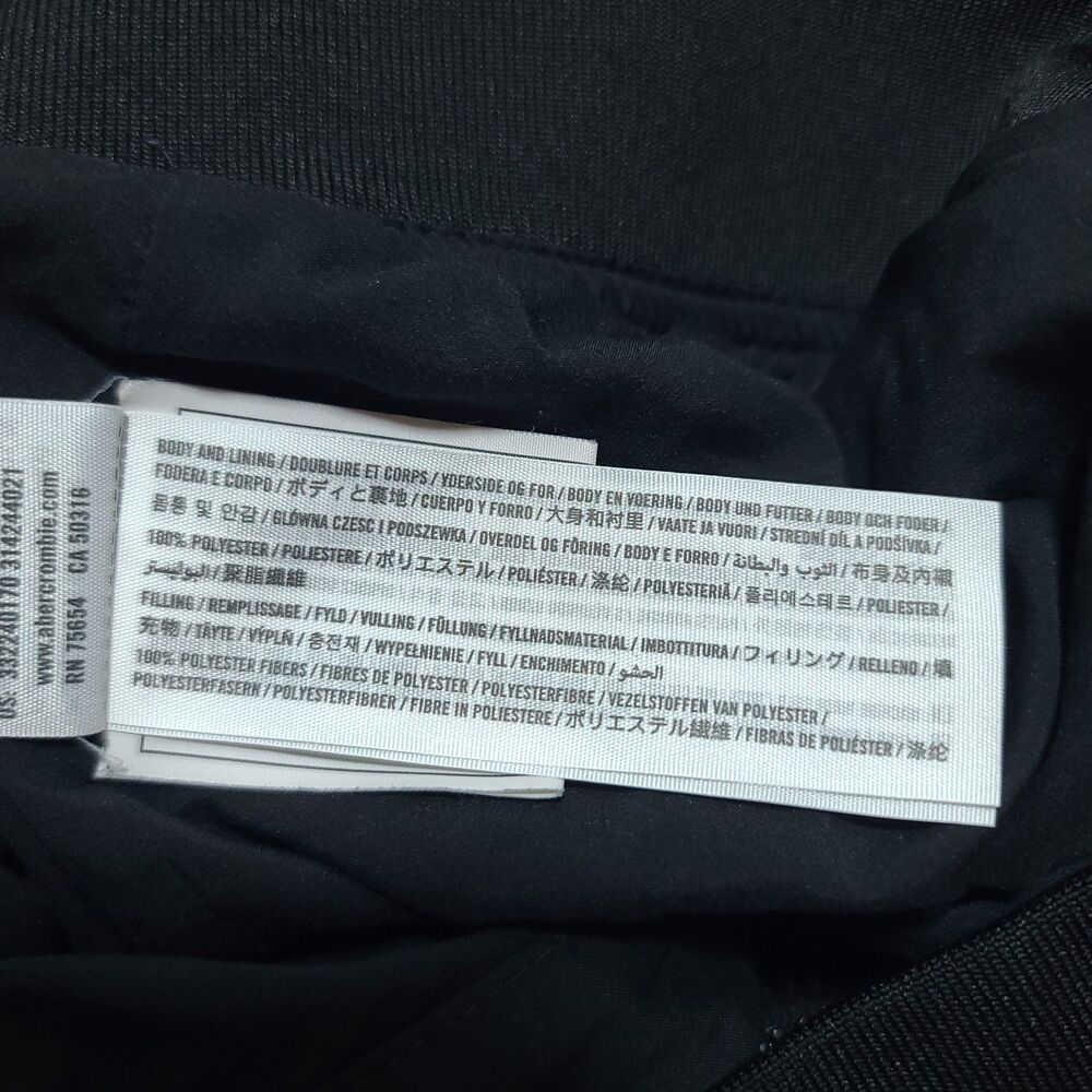 retro Hollister California Size M Black Epic Flex Stretch Windbreaker Jacket EUC - Picture 4 of 16